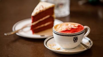 Cherry Bakewell Latte